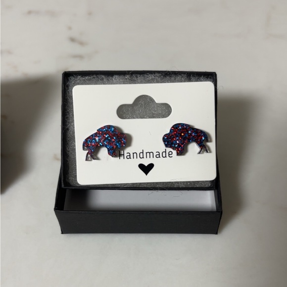 Buffalo bills Earrings - Picture 2 of 3